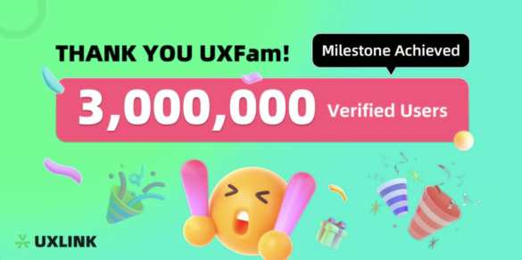 With 950,000 New Users in 30 Days, Web3 Social Infrastructure UXLINK Surpasses 3 Million Certified Users With 950,000 New Users in 30 Days, Web3 Social Infrastructure UXLINK Surpasses 3 Million Certified Users