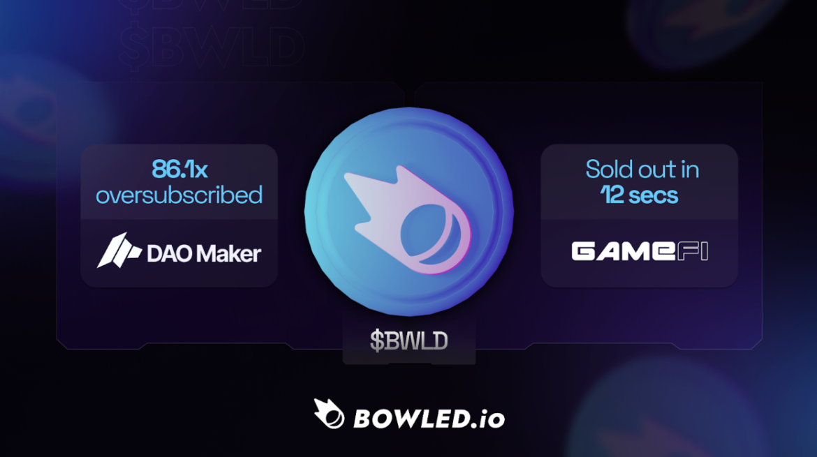 $BWLD token’s IDO closes within seconds with massive demand. $BWLD token’s IDO closes within seconds with massive demand.